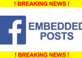 Facebook Introduces Embedded Posts